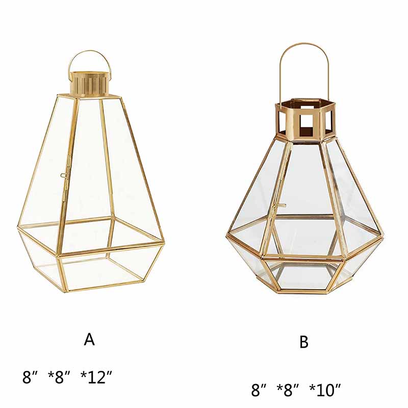 Decorative metal lanterns