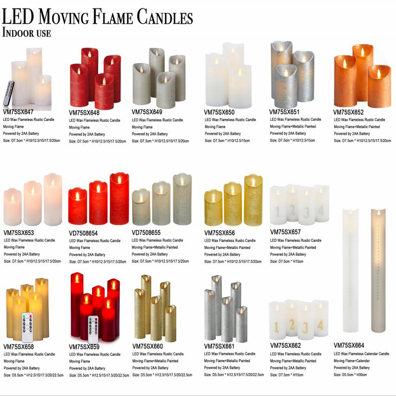 Flickering Flameless Candles Indoor use